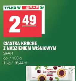 EuroSPAR Spar Ciastka kruche z nadzieniem wiśniowym oferta