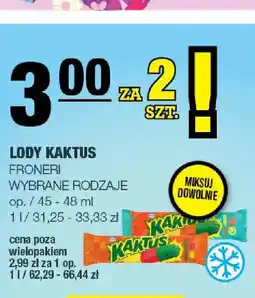EuroSPAR Froneri Lody Kaktus oferta