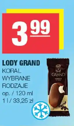 EuroSPAR Koral Lody Grand oferta