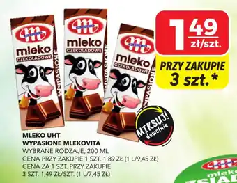 Top Market Mlekovita Mleko UHT Wypasione Czekoladowe oferta