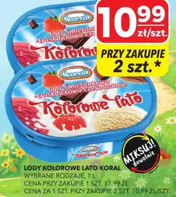 Top Market Koral Lody Kolorowe Lato oferta