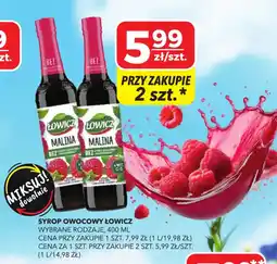 Top Market Łowicz Syrop owocowy Malina oferta