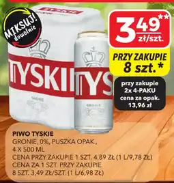 Top Market Tyskie Piwo Gronie 0% oferta
