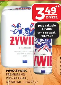 Top Market Żywiec Piwo Premium 0% oferta