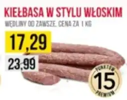 Delikatesy Ribena Wędliny od zawsze Kiełbasa w stylu włoskim oferta