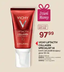 Ziko Dermo VICHY LIFTACTIV COLLAGEN SPECIALIST 16 krem-żel podkręcający glow oferta