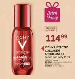 Ziko Dermo VICHY LIFTACTIV COLLAGEN SPECIALIST 16 serum pod oczy oferta