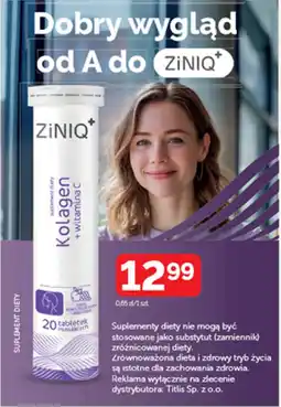 Ziko Dermo ZINIQ+ suplement diety kolagen tabletki musujące oferta