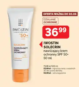 Ziko Dermo IWOSTIN SOLECRIN nawilżający krem ochronny SPF 50+ oferta
