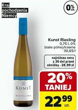 Carrefour Kunst Riesling oferta