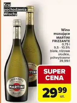 Carrefour Wino musujące MARTINI FRIZZANTE oferta