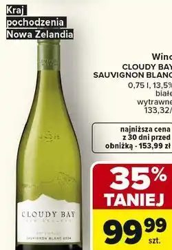 Carrefour Wino CLOUDY BAY SAUVIGNON BLANC oferta