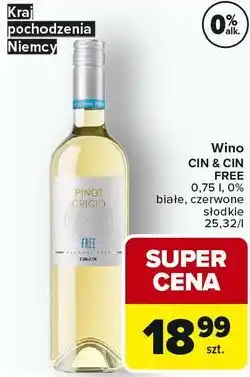 Carrefour Wino CIN & CIN FREE oferta