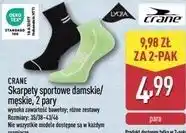 ALDI CRANE Skarpety sportowe damskie/męskie, 2 pary oferta