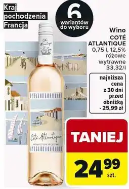 Carrefour Wino COTÉ ATLANTIQUE oferta