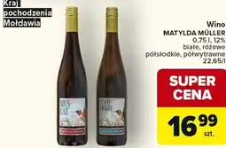 Carrefour Wino MATYLDA MÜLLER oferta