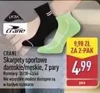 ALDI CRANE Skarpety sportowe damskie/męskie, 2 pary oferta