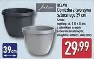 ALDI Doniczka z tworzywa sztucznego 39 cm BELAVI oferta