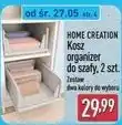 ALDI HOME CREATION Kosz organizer do szafy, 2 szt oferta