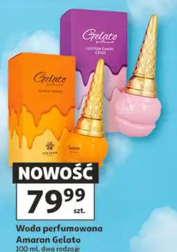 Auchan Woda perfumowana Amaran Gelato 100 ml, dwa rodzaje oferta