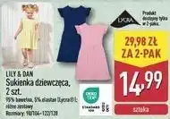 ALDI LILY & DAN Sukienka dziewczęca, 2 szt oferta