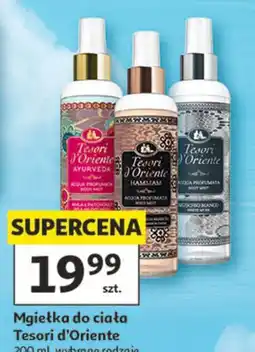 Auchan Mgiełka do ciała Tesori D'Oriente 200 ml, wybrane rodzaje oferta