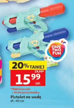 Auchan Pistolet na wodę One Two Fun oferta