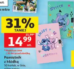 Auchan Pamiętnik z kłódką oferta