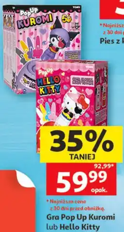 Auchan Gra Pop Up Kuromi lub Hello Kitty oferta