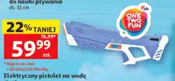 Auchan Elektryczny pistolet na wodę One Two Fun oferta