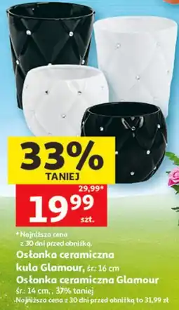 Auchan Osłonka ceramiczna kula Glamour oferta