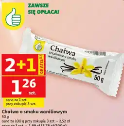 Auchan Chałwa o smaku waniliowym oferta
