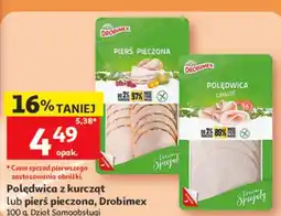 Auchan Polędwica z kurcząt lub pierś pieczona, Drobimex oferta