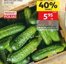 Auchan Ogórek gruntowy luzem oferta