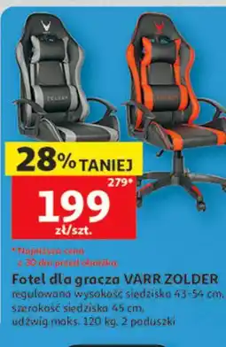 Auchan Fotel dla gracza VARR ZOLDER oferta