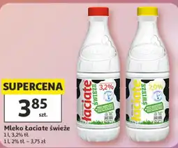 Auchan Mleko łaciate świeże oferta