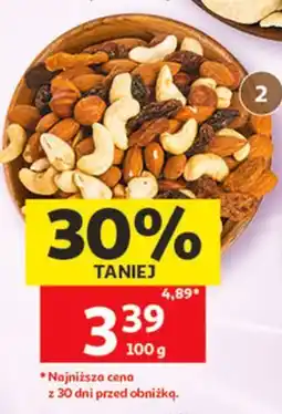Auchan Mieszanka bakaliowa luzem lub w opakowaniu oferta