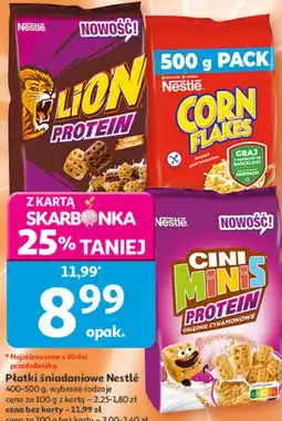 Auchan Płatki śniadaniowe Nestlé oferta