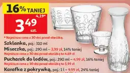 Auchan Szklanka, miseczka, pucharek do lodów, karafka z pokrywką oferta