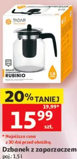 Auchan Dzbanek z zaparzaczem oferta