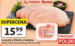 Auchan Sznycle z fileta z indyka oferta