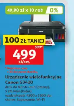 Auchan Urządzenie wielofunkcyjne Canon G3410 oferta