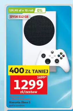 Auchan Konsola Xbox S pad w zestawie oferta
