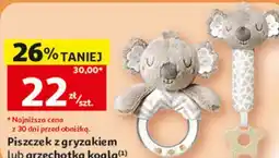 Auchan Piszczek z gryzakiem lub grzechotka koala oferta