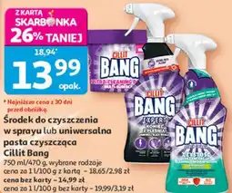 Auchan Środek do czyszczenia w sprayu lub uniwersalna pasta czyszcząca Cillit Bang oferta