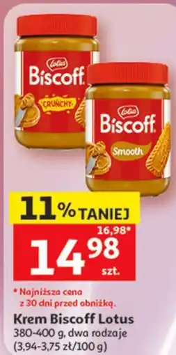 Auchan Krem Biscoff Lotus oferta