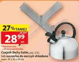 Auchan Czajnik Daily Satin 2,5 l lub suszarka do naczyń składana oferta