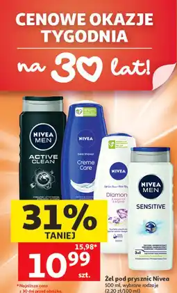 Auchan Żel pod prysznic Nivea 500 ml, wybrane rodzaje oferta