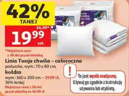 Auchan Linia Twoja chwila - całoroczna poduszka 70 x 80 cm oferta