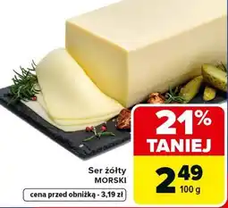 Carrefour Market Ser żółty MORSKI oferta